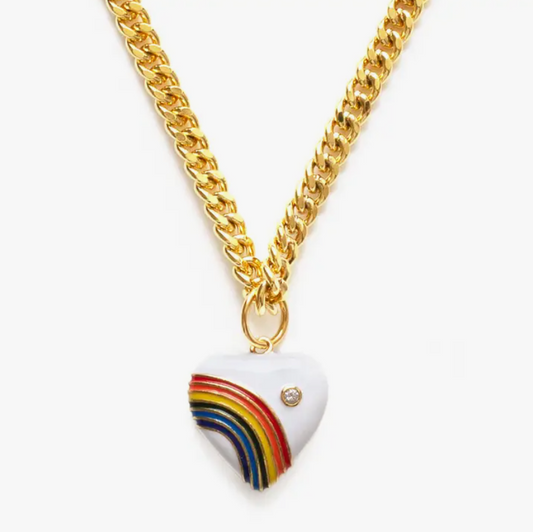 Amano Studio - 80's Rainbow Heart Necklace