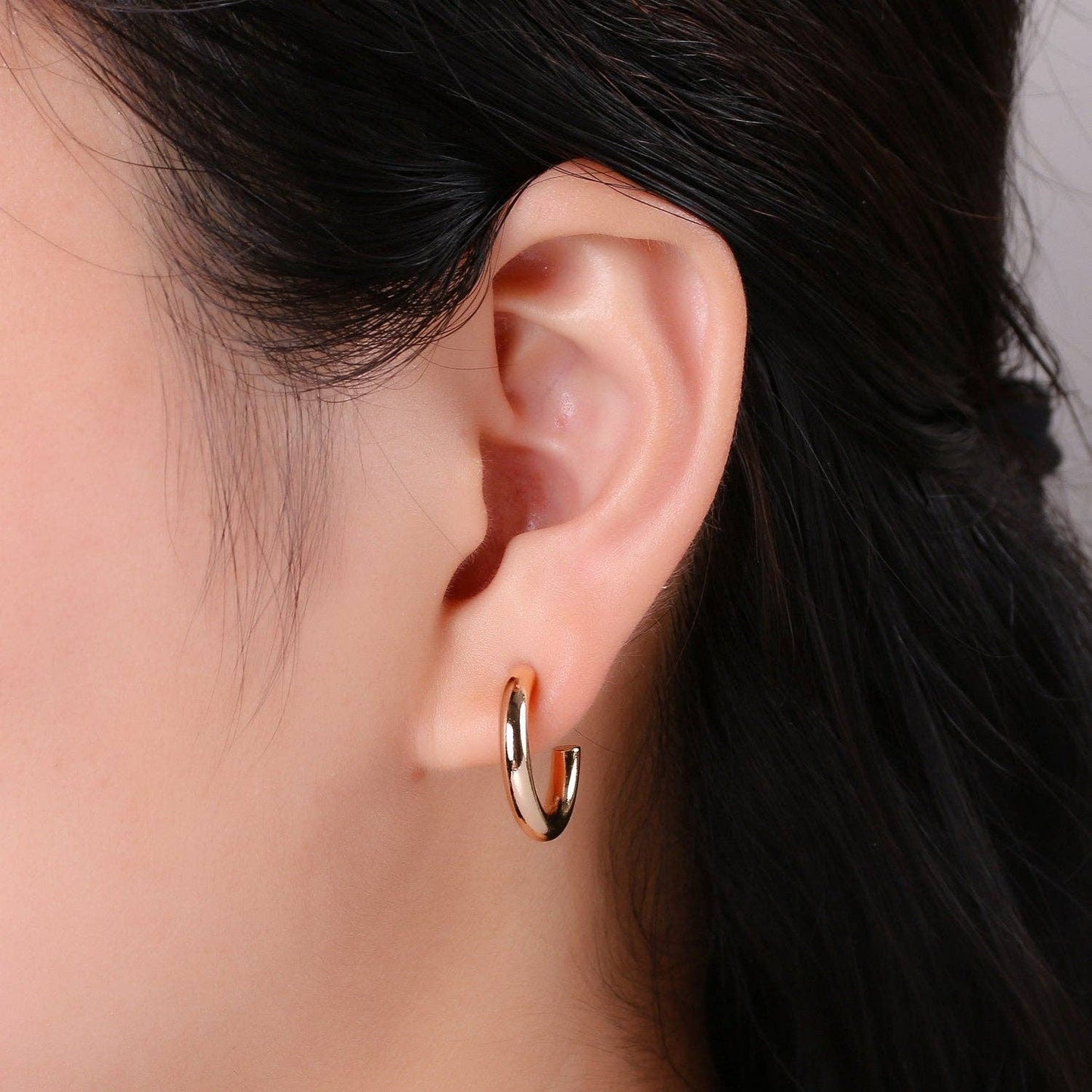 Classic Gold Tube Hoops