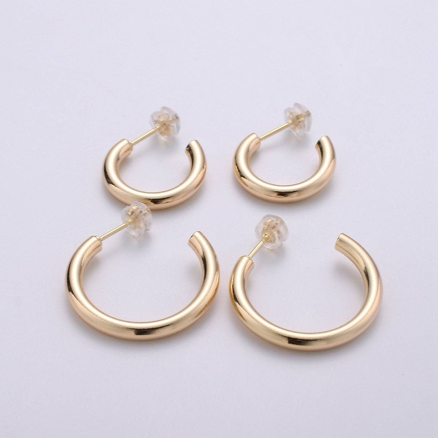 Classic Gold Tube Hoops