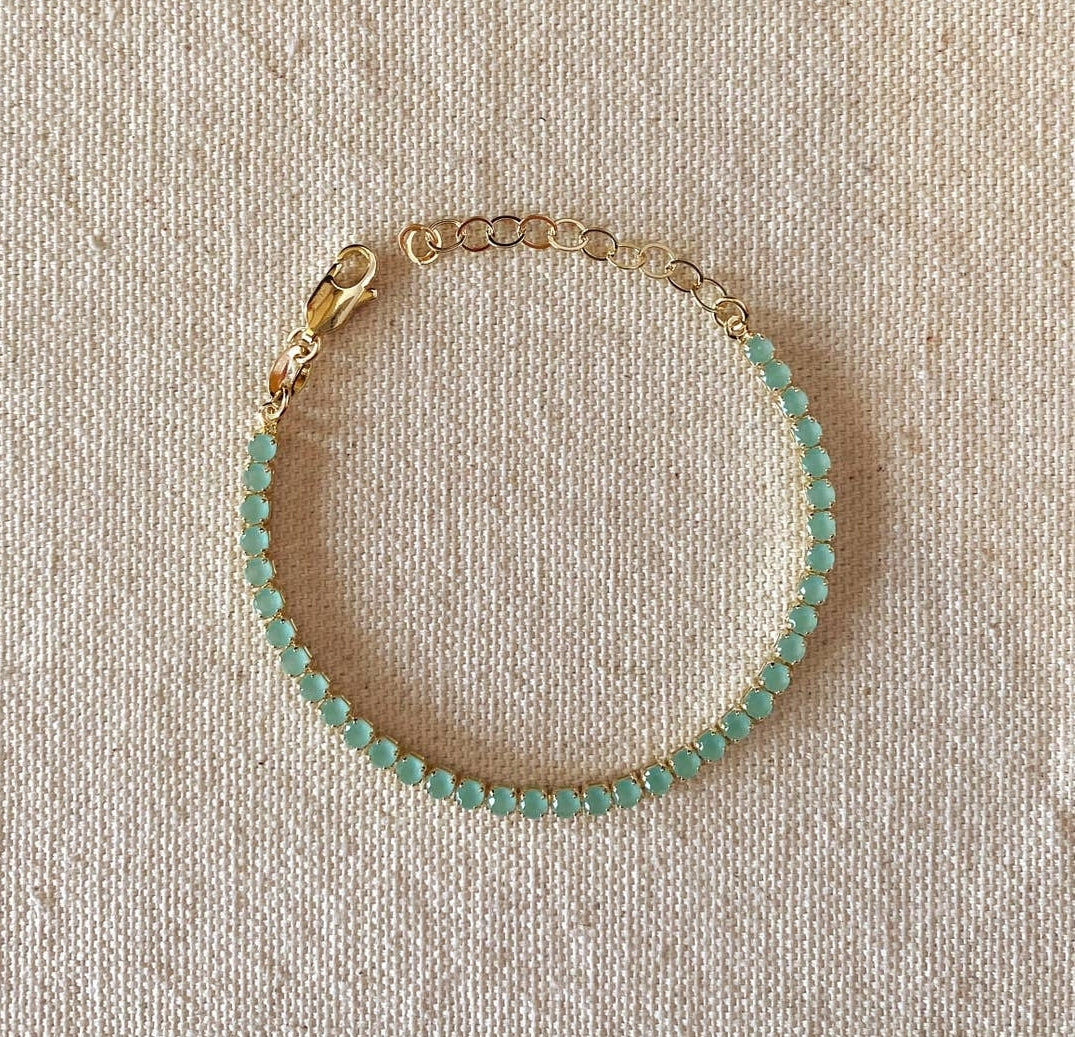 Colored CZ Bracelet