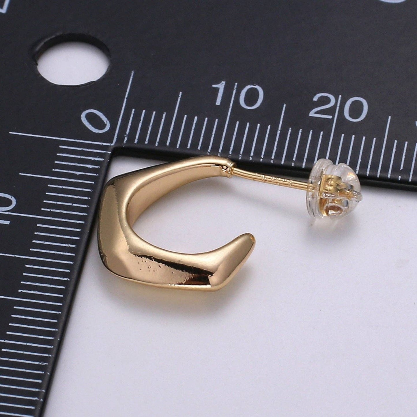 Gold Chunky Geometric Earring