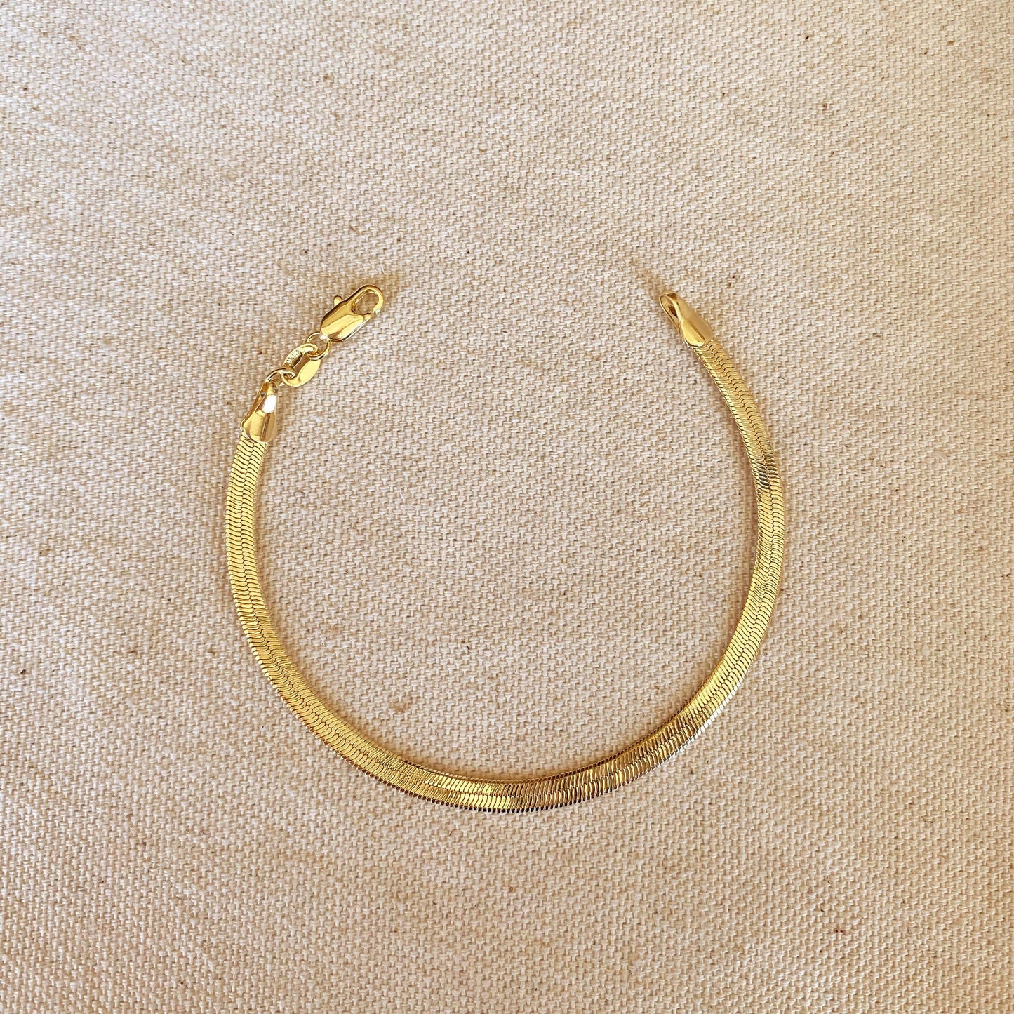 Herringbone Bracelet- gold