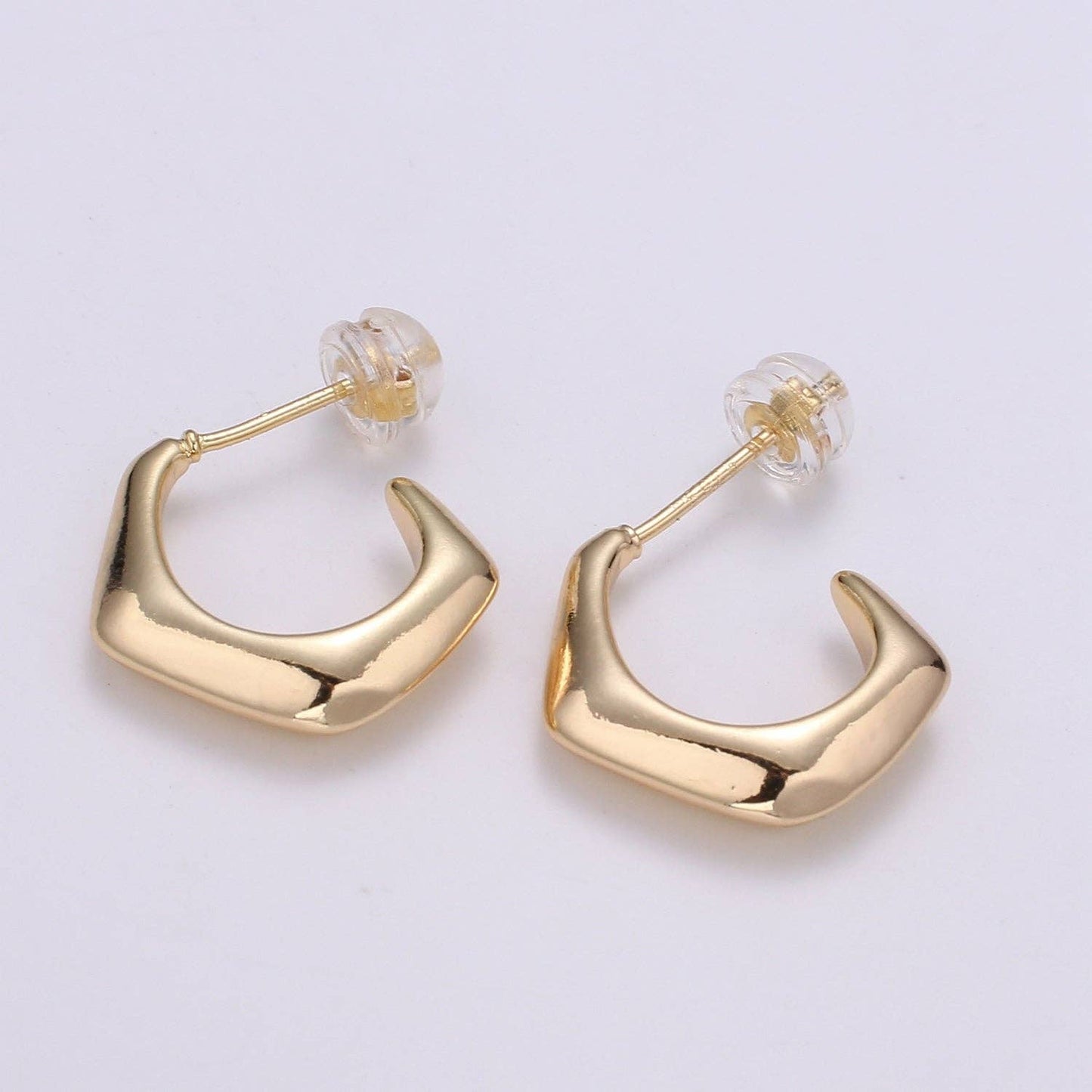 Gold Chunky Geometric Earring